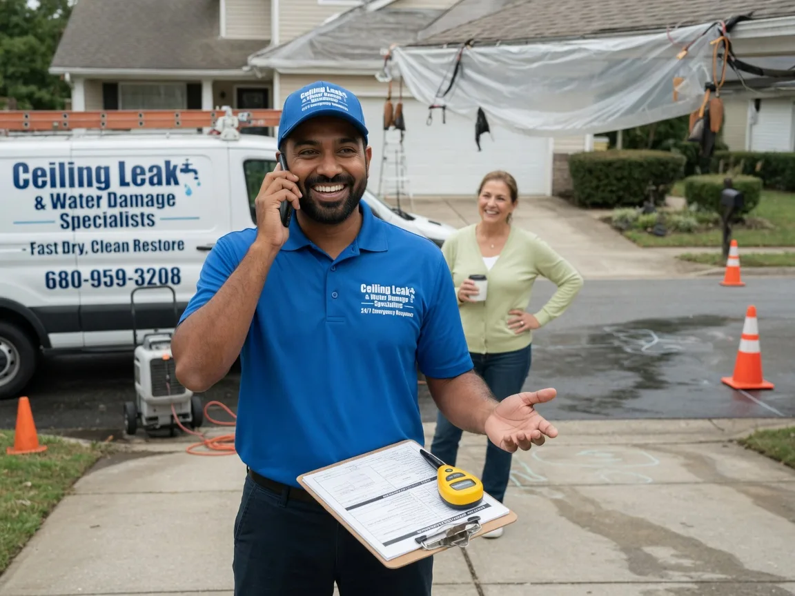 Ceiling Leak Cleanup Castlewood, VA FAQs